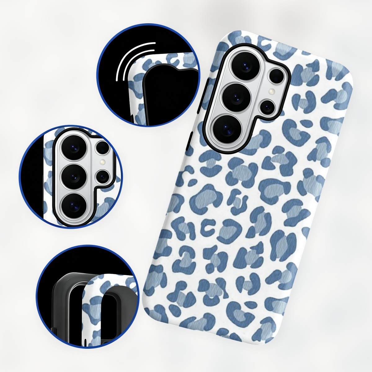 Blue Leopard Print 2-in-1 Dual - đánh giá và giá Computer Case