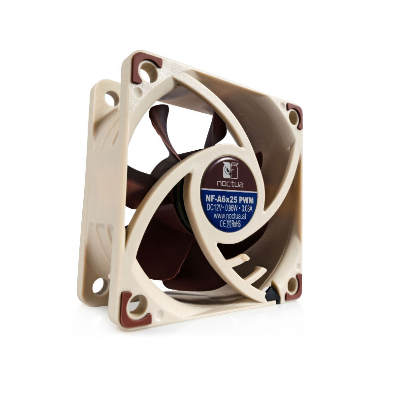 Noctua NF-A6X25 60X60X25Mm 12V - đánh giá và giá Case Fan Controller